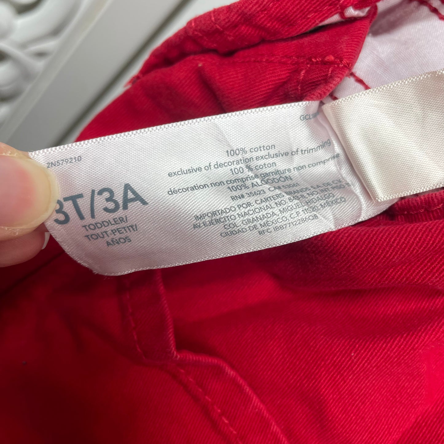 Oshkosh Overalls Red Size 3T/3A