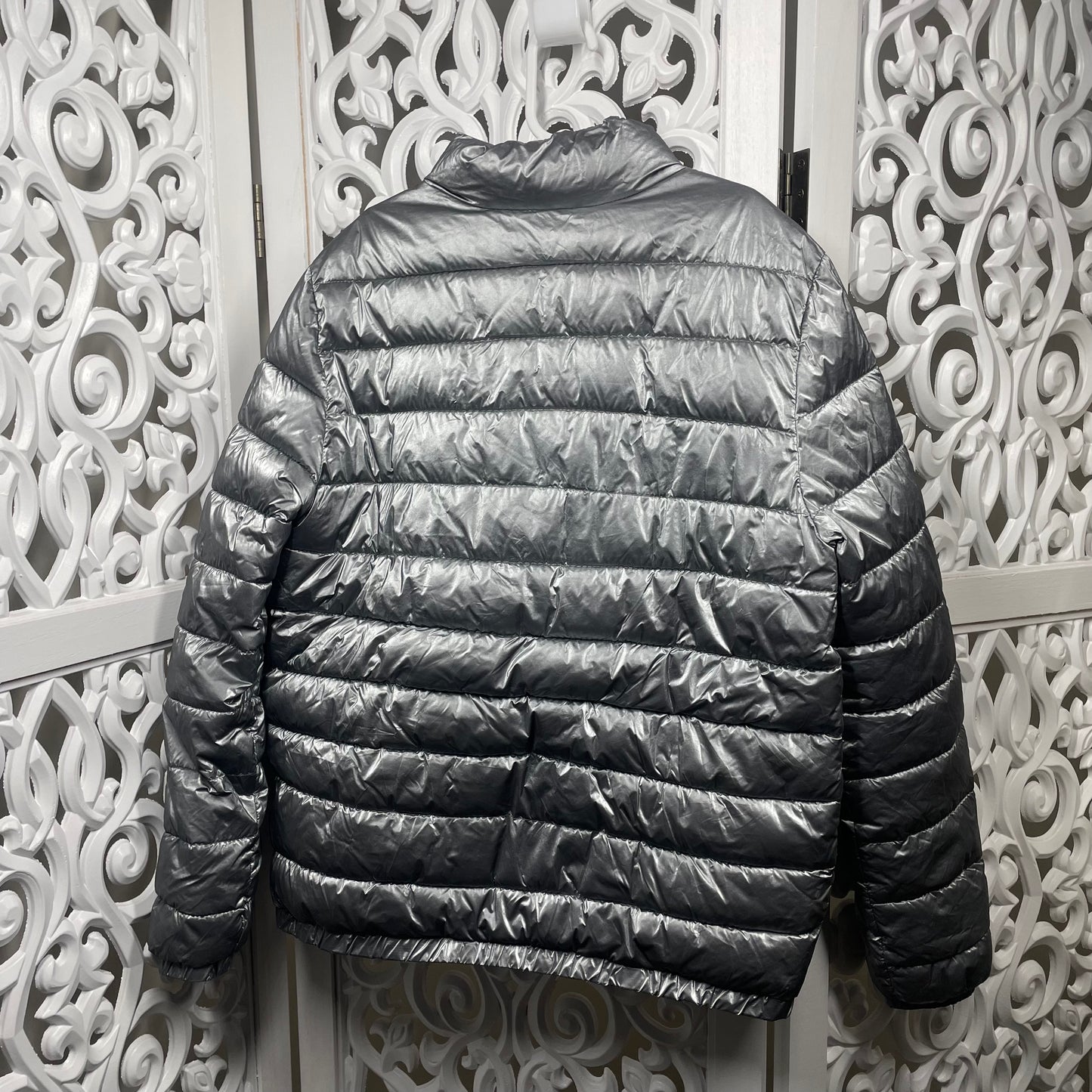 Zara Girls Silver Puffer Jacket Size 11-12