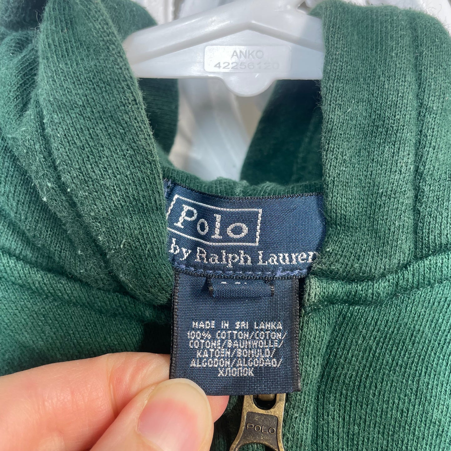 Ralph Lauren Jumper Hood Size 24m