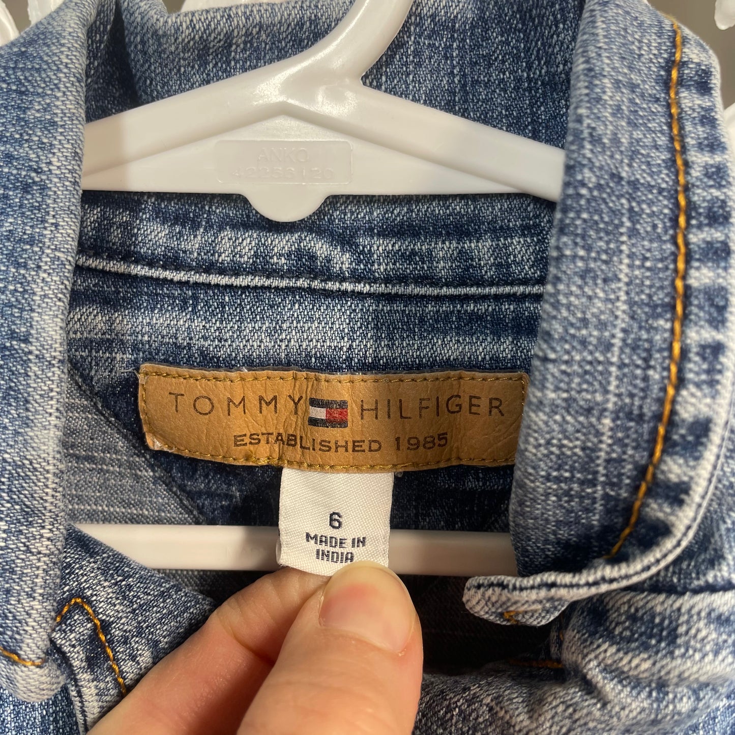 Tommy Hilfiger Denim Jacket Size 6