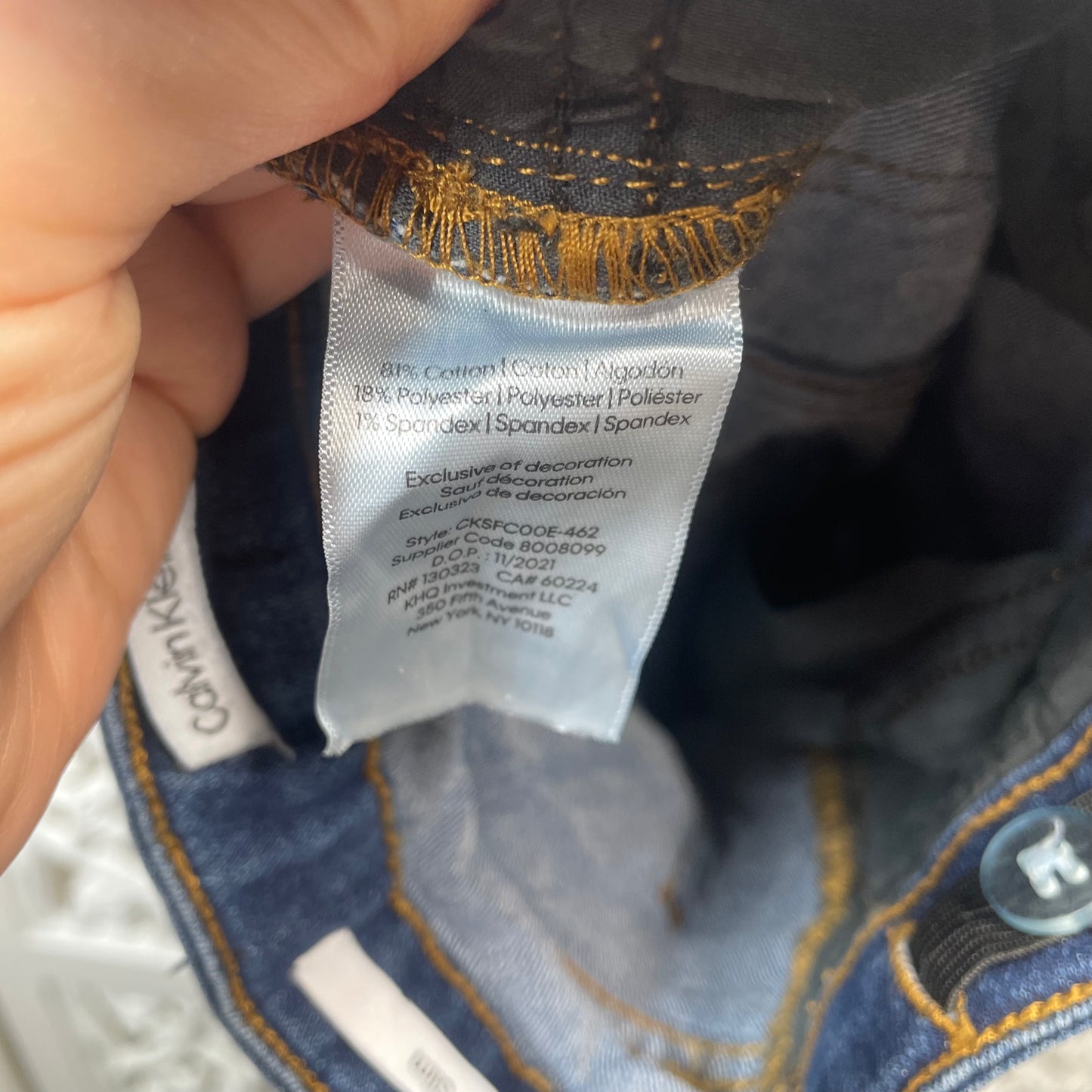 Calvin Klein Denim Shorts Size 6