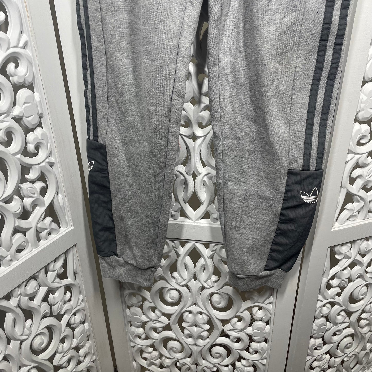 Adidas Boys Grey Trackies Size 11-12