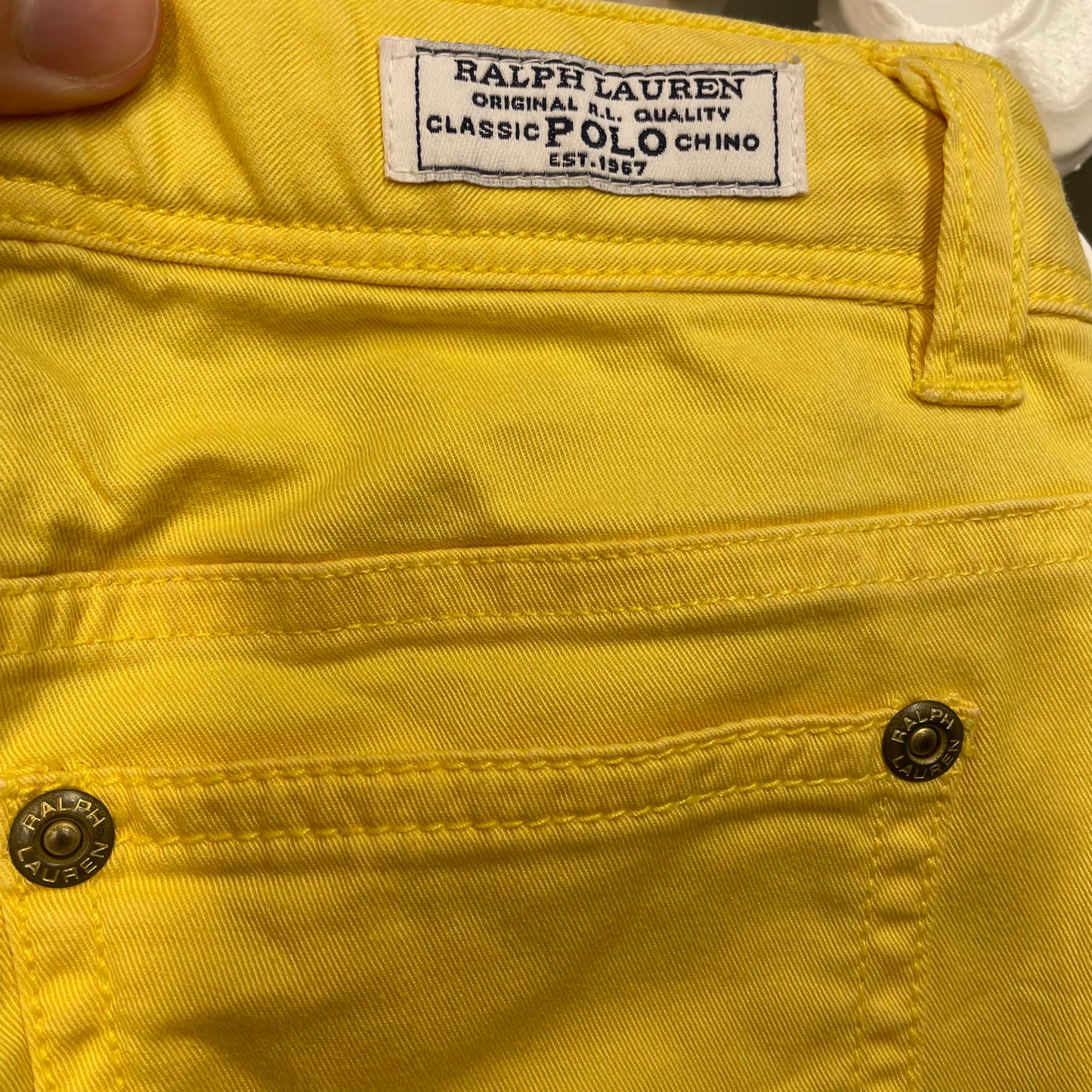 Ralph Lauren Yellow Pants Size 4/4T