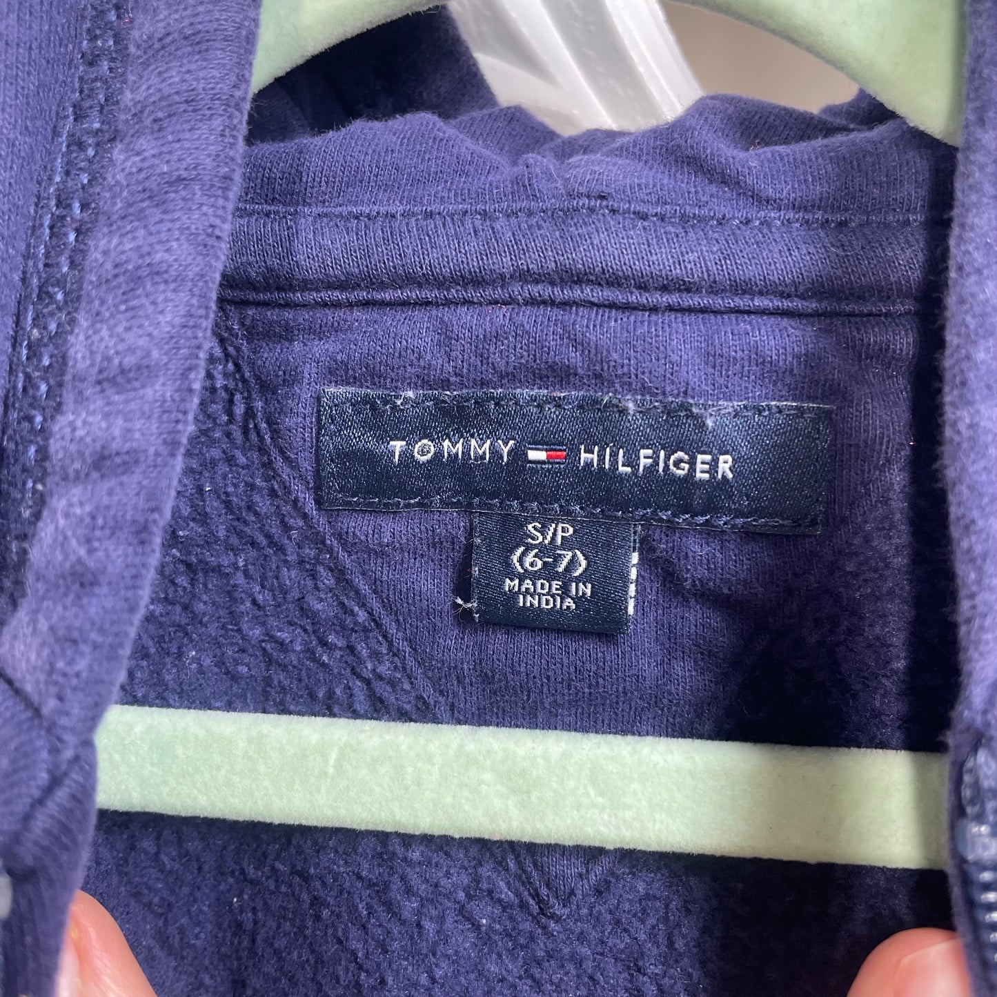 Tommy Hilfiger Girls Hooded Jumper Size 6-7