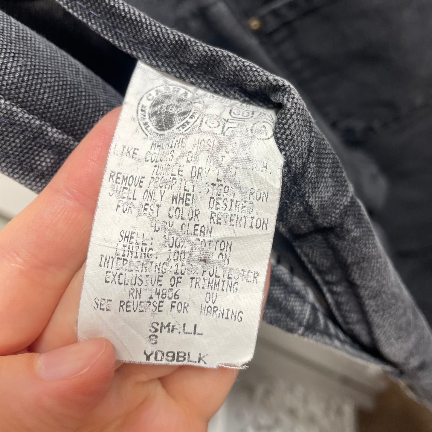 Carhartt Overalls Black Size 8