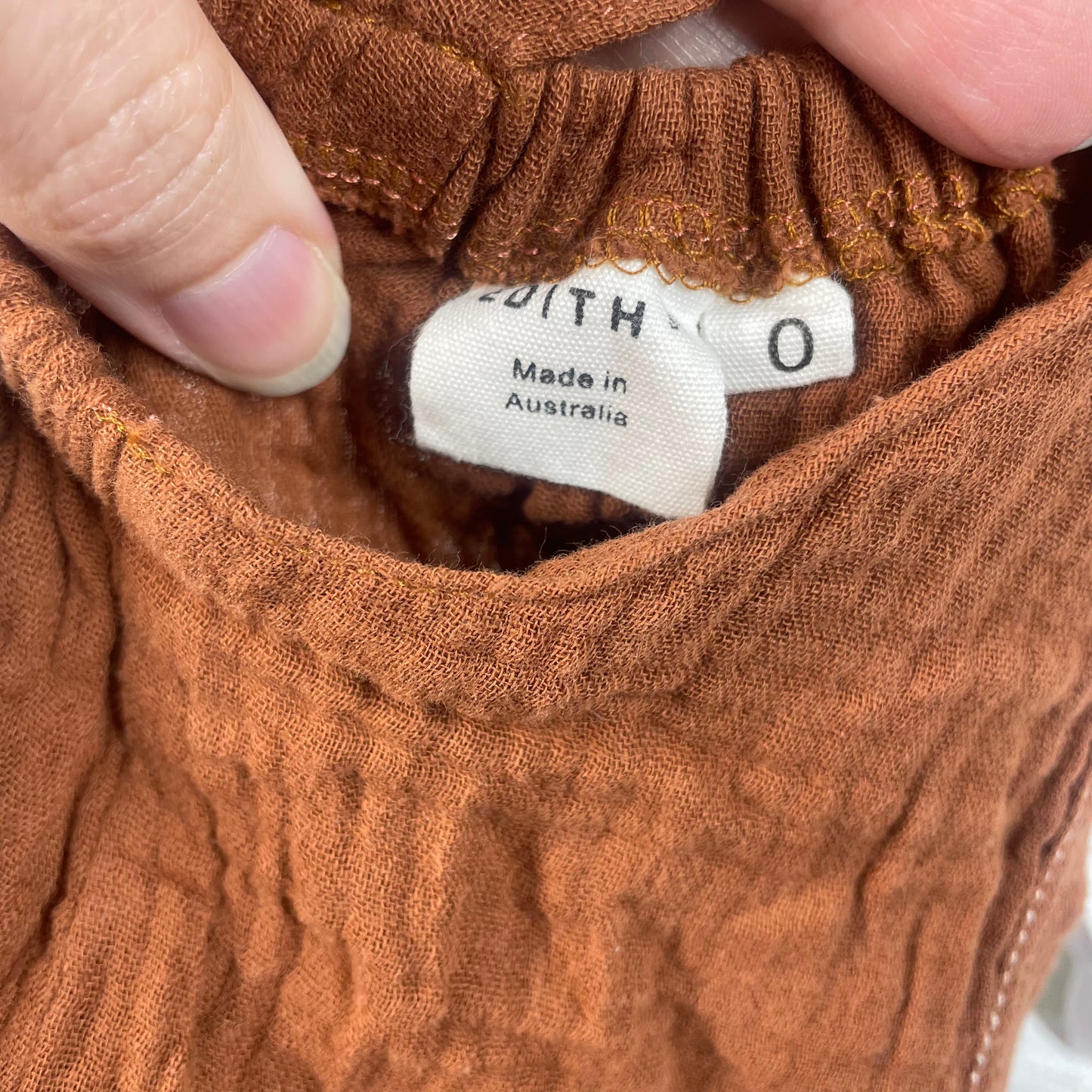 Edith St Romper Linen Size 0