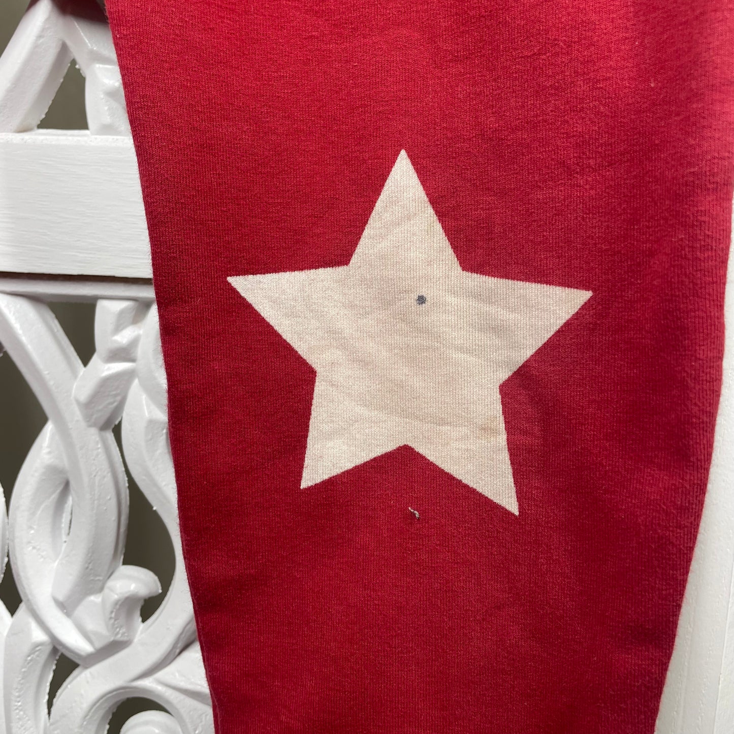 Rock Your Kid Boys Red Trackies with Stars Size 4