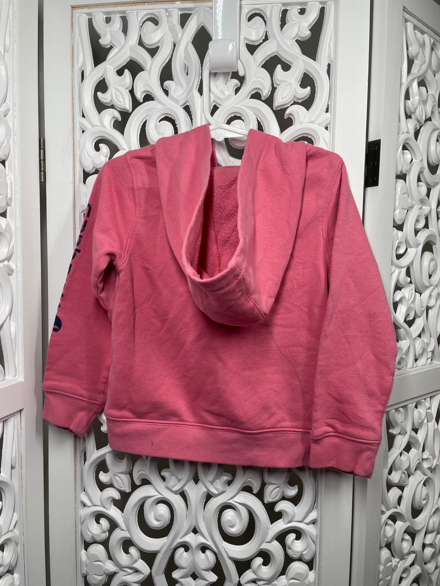 Carhartt Girls Jumper Pink With Hood Size 3T