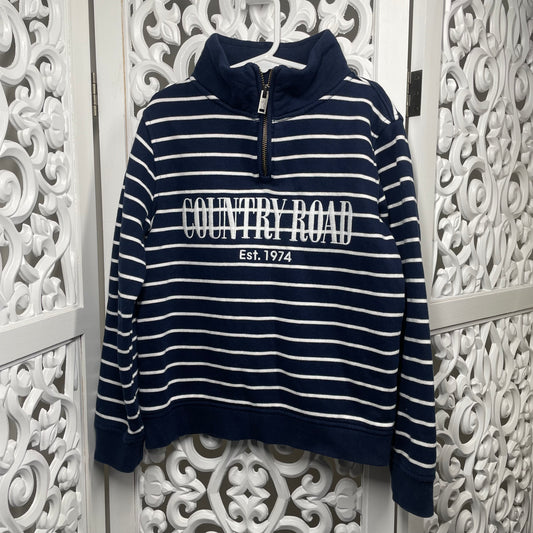 Country Road Boys Jumper Size 8 Pull Over 1/4 Zip