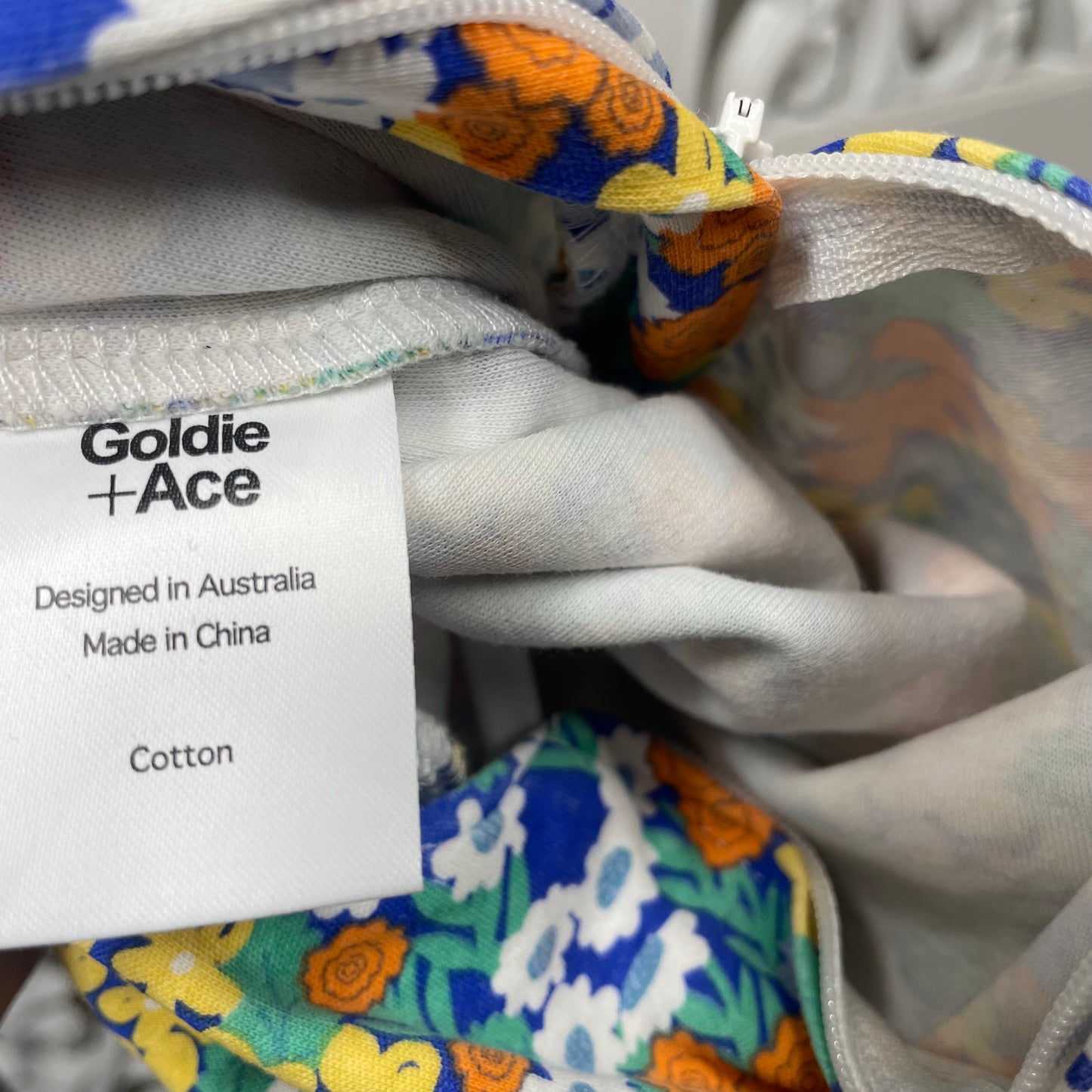 Goldie + Ace Girls Onesie Size 6-12m Size 0 Floral