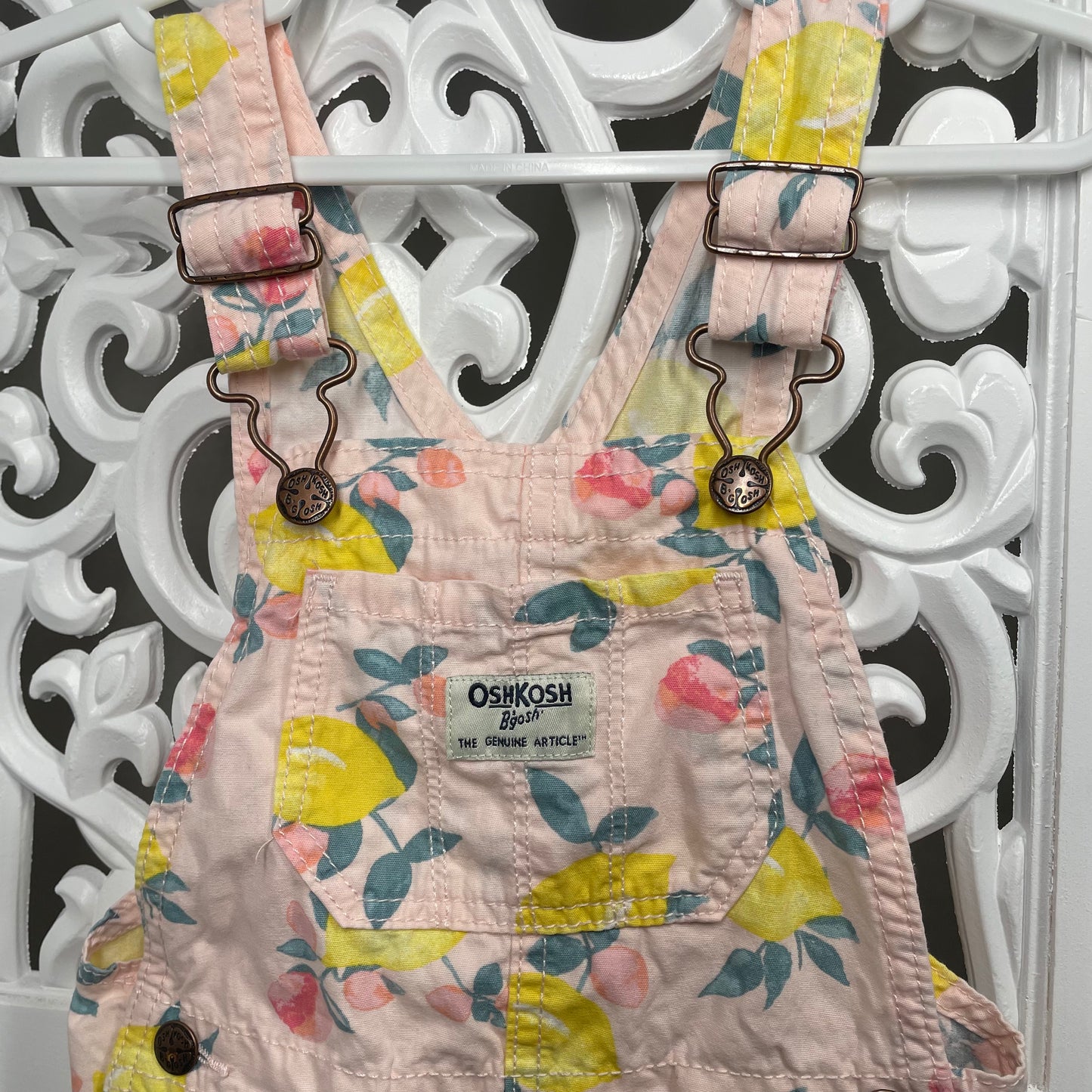 Oshkosh Girls Overalls Size 24m