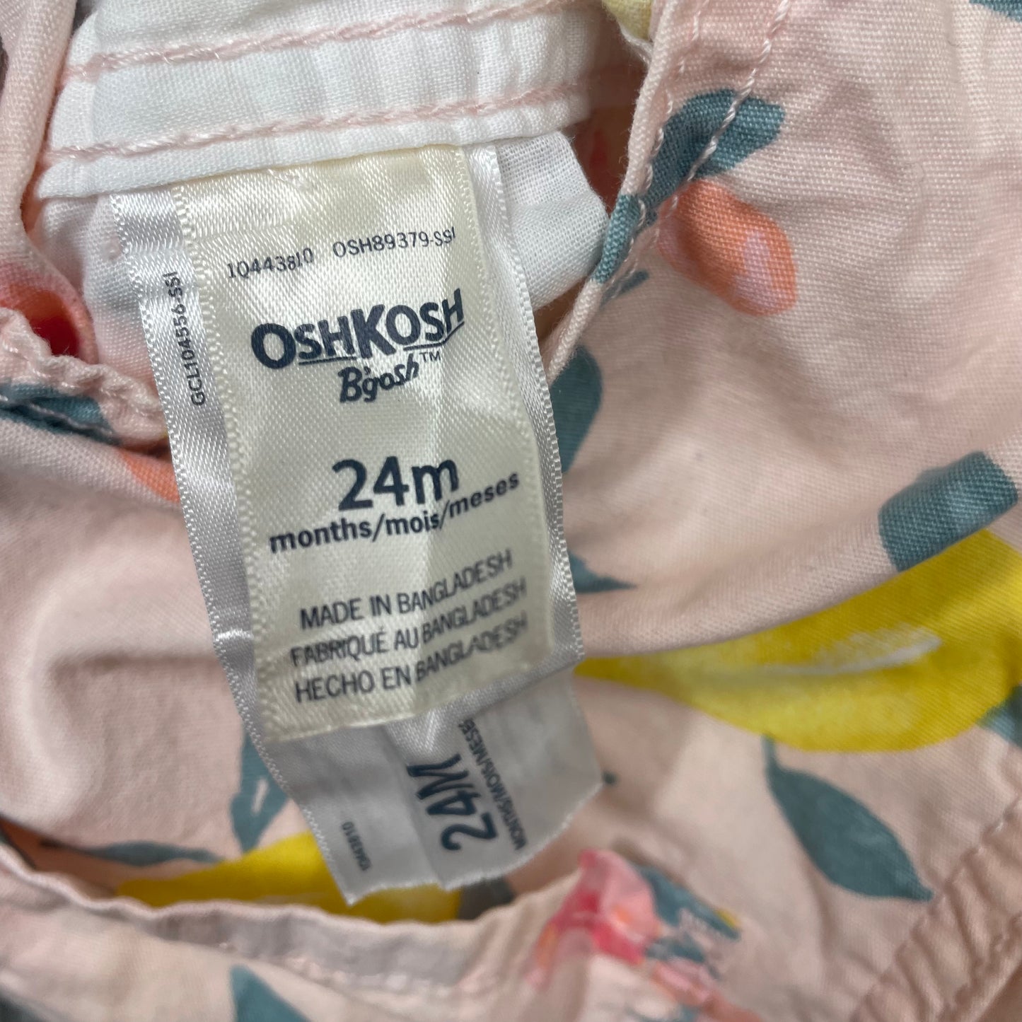 Oshkosh Girls Overalls Size 24m