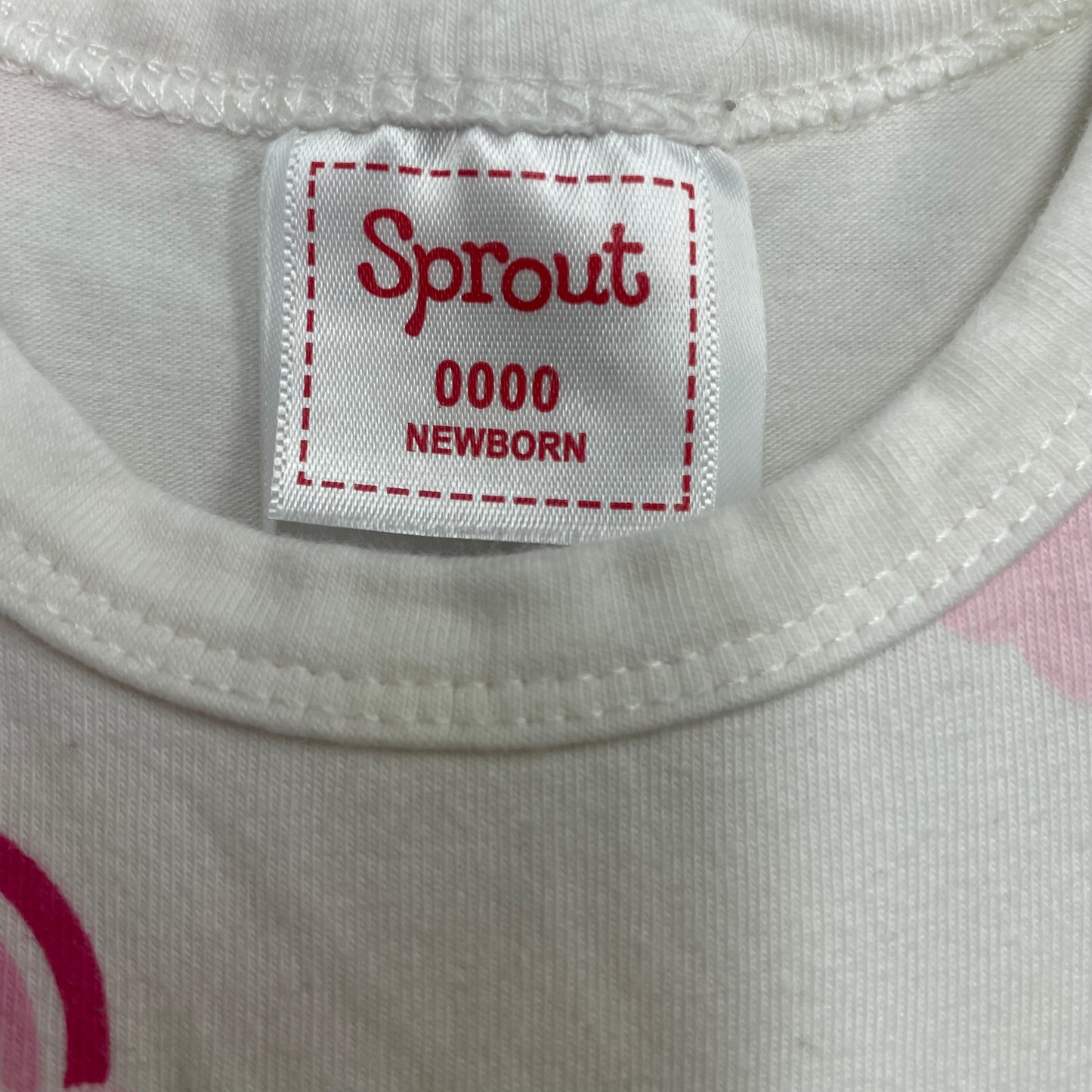 Sprout Baby Onesie Size 0000