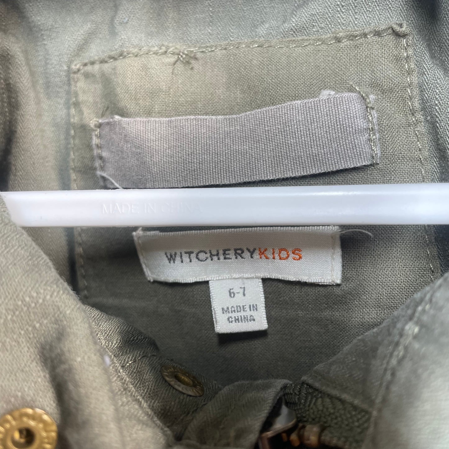 Witchery Girls Jacket Size 6-7