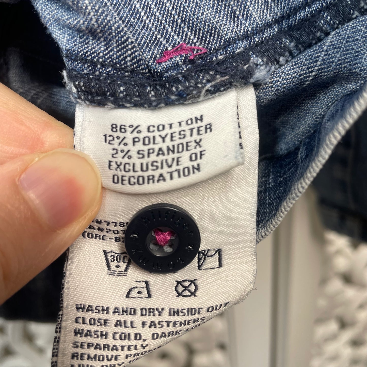 Tommy Hilfiger Denim Jacket Size 6