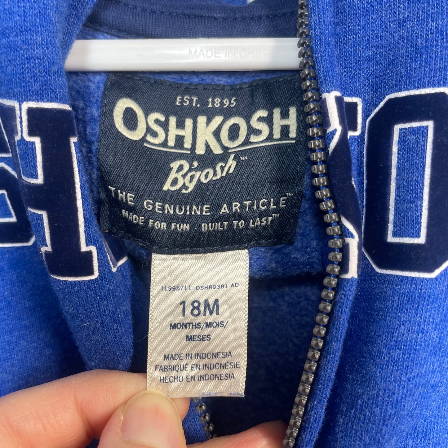 Oshkosh Jumper Size 18m