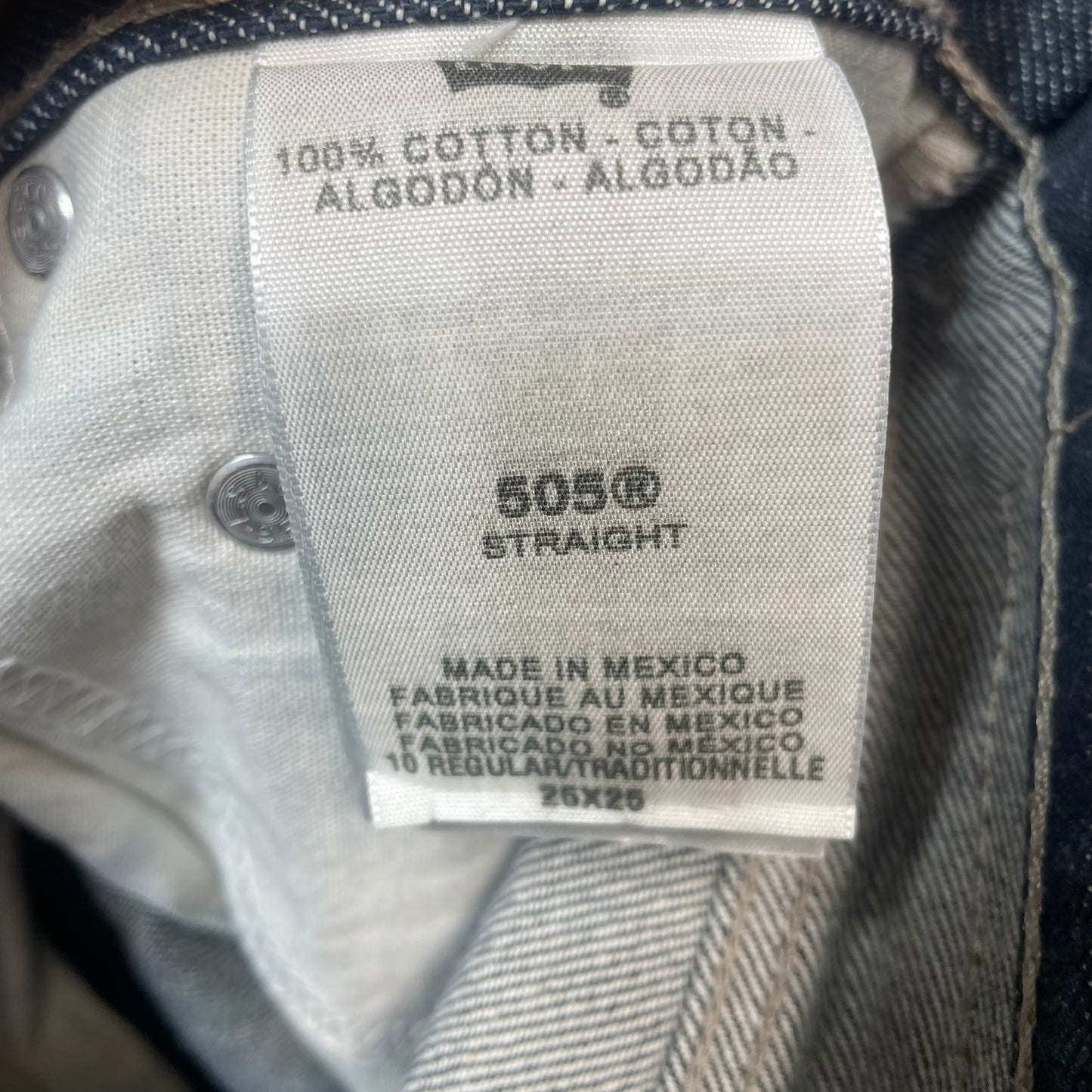 Levi 505 10 reg 25x25