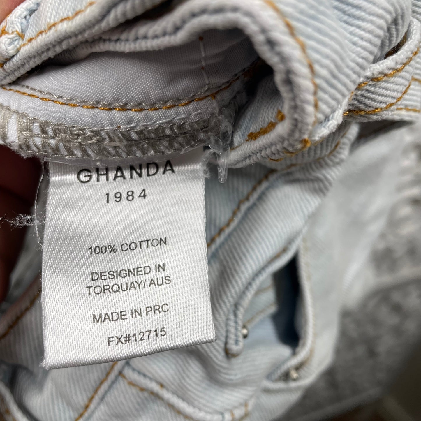 Ghanda Denim Jeans Size 12-13 (Damaged)