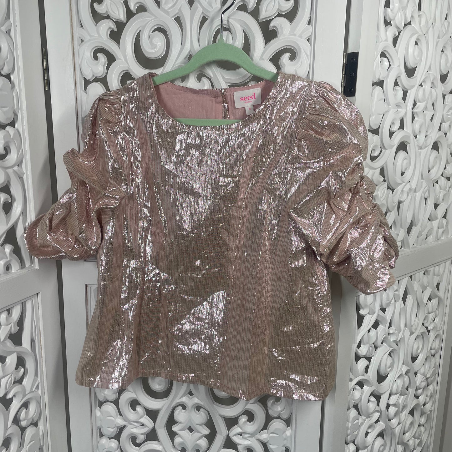 Seed Girls Top Blouse Size 8