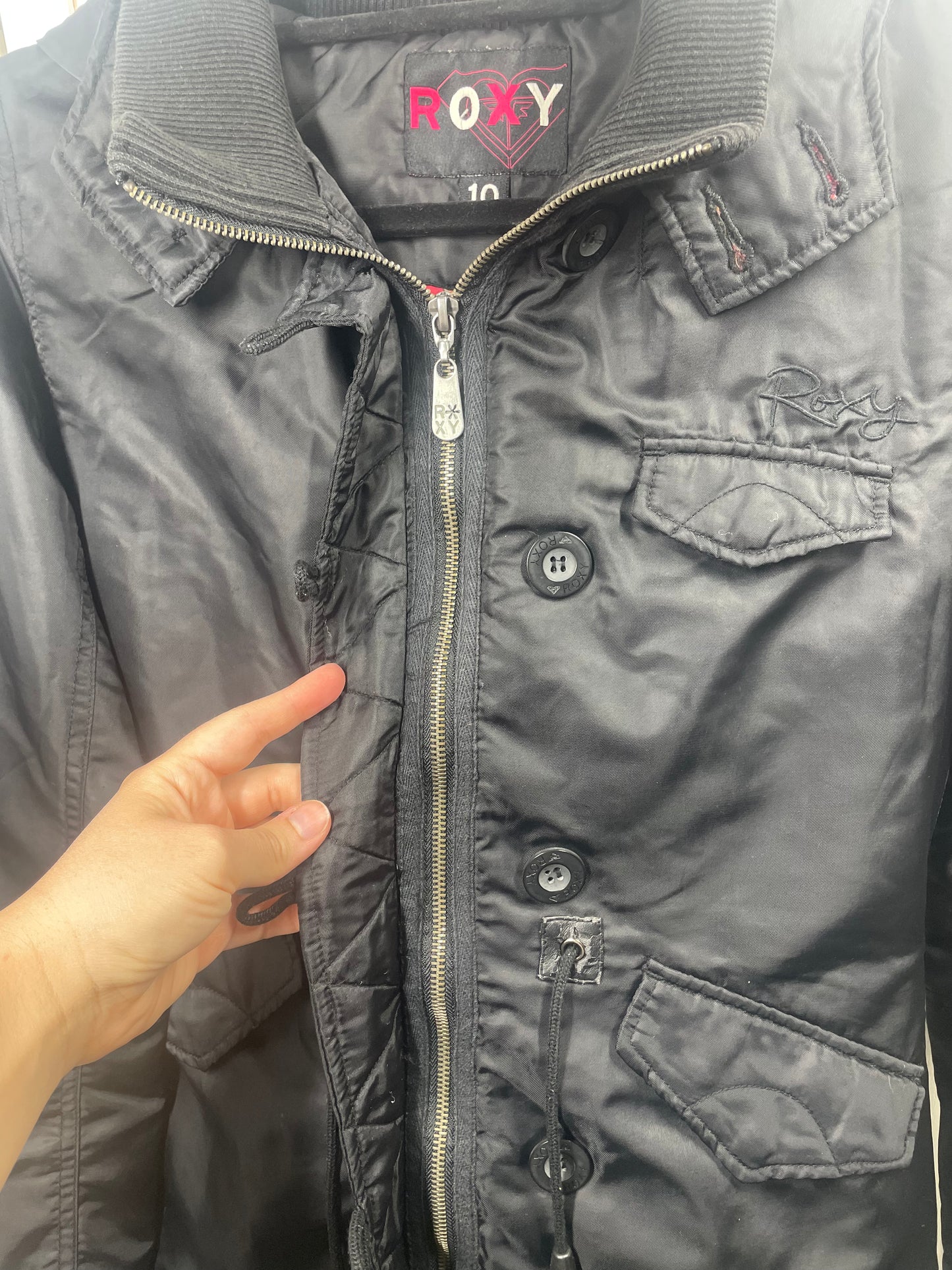 Roxy Girls Jacket Sz 10 (has small damage)