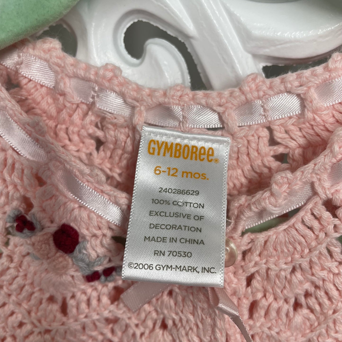 Gymboree Knit Cardigan Girls Sz 6-12m Sz 0