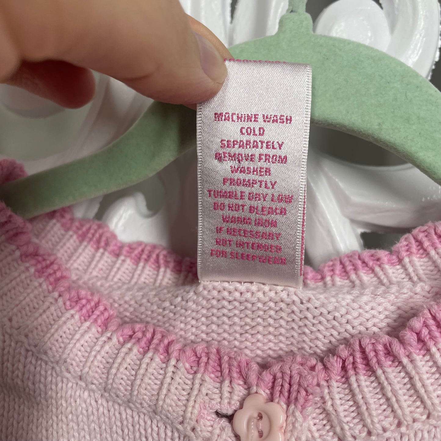 Embroidered Knitted Girls Cardigan Sz 2