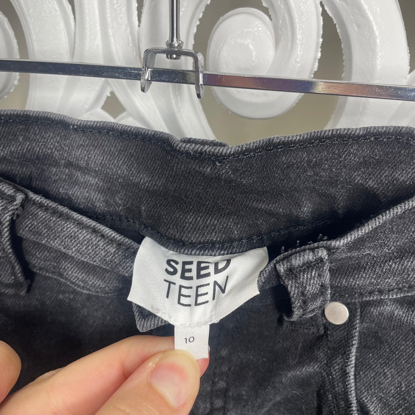 Seed Teen Black Jeans Size 10