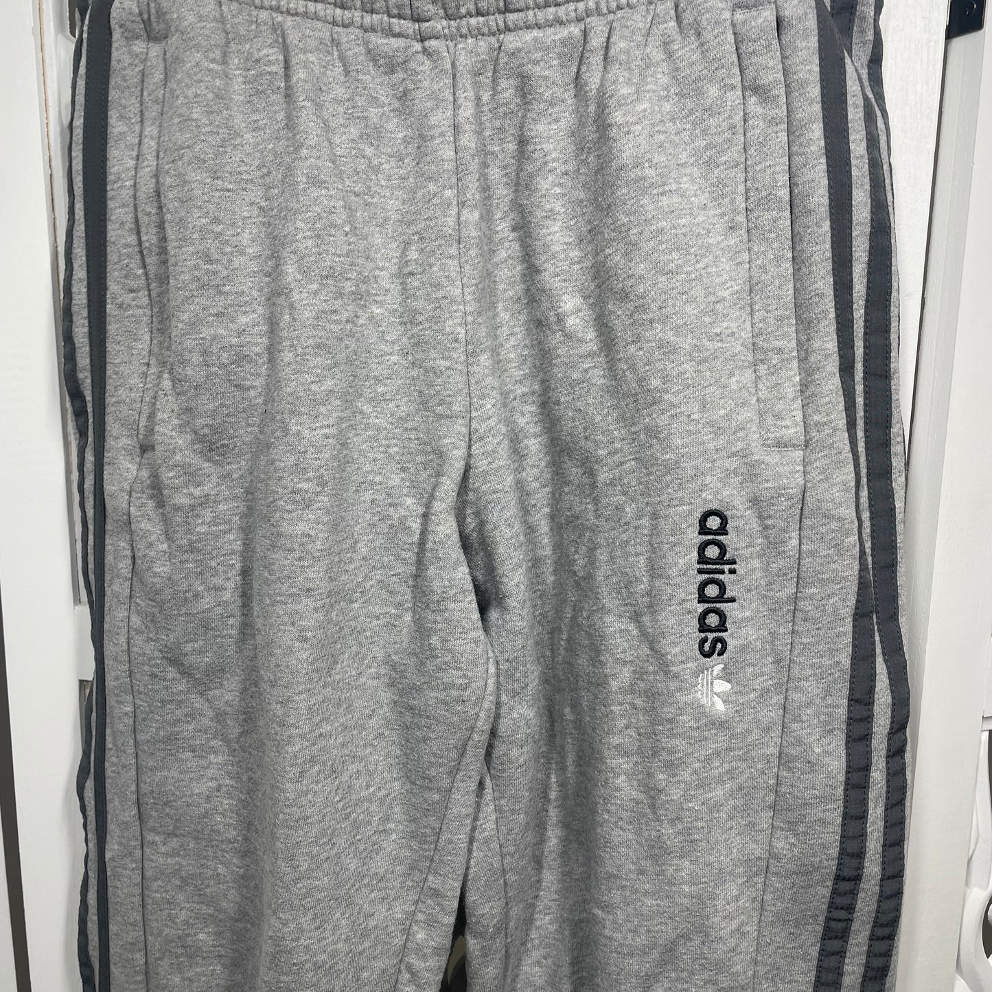 Adidas Boys Grey Trackies Size 11-12