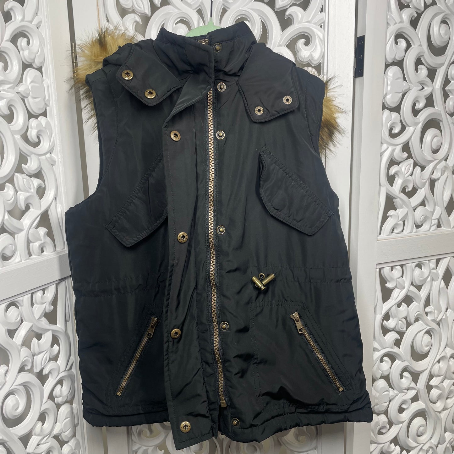 Witchery Girls Vest With Hood Size 10