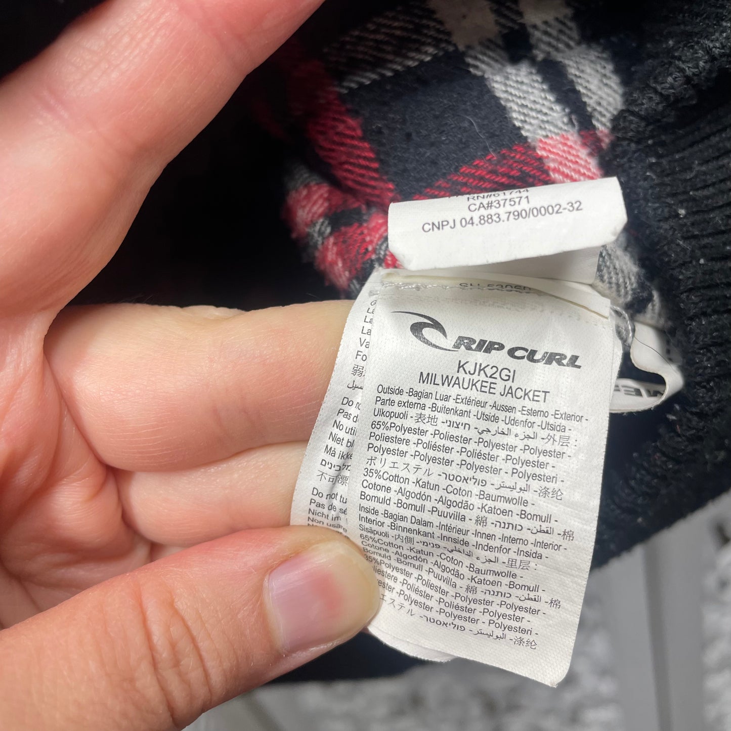 Rip Curl Boys Hooded Jacket Size 10