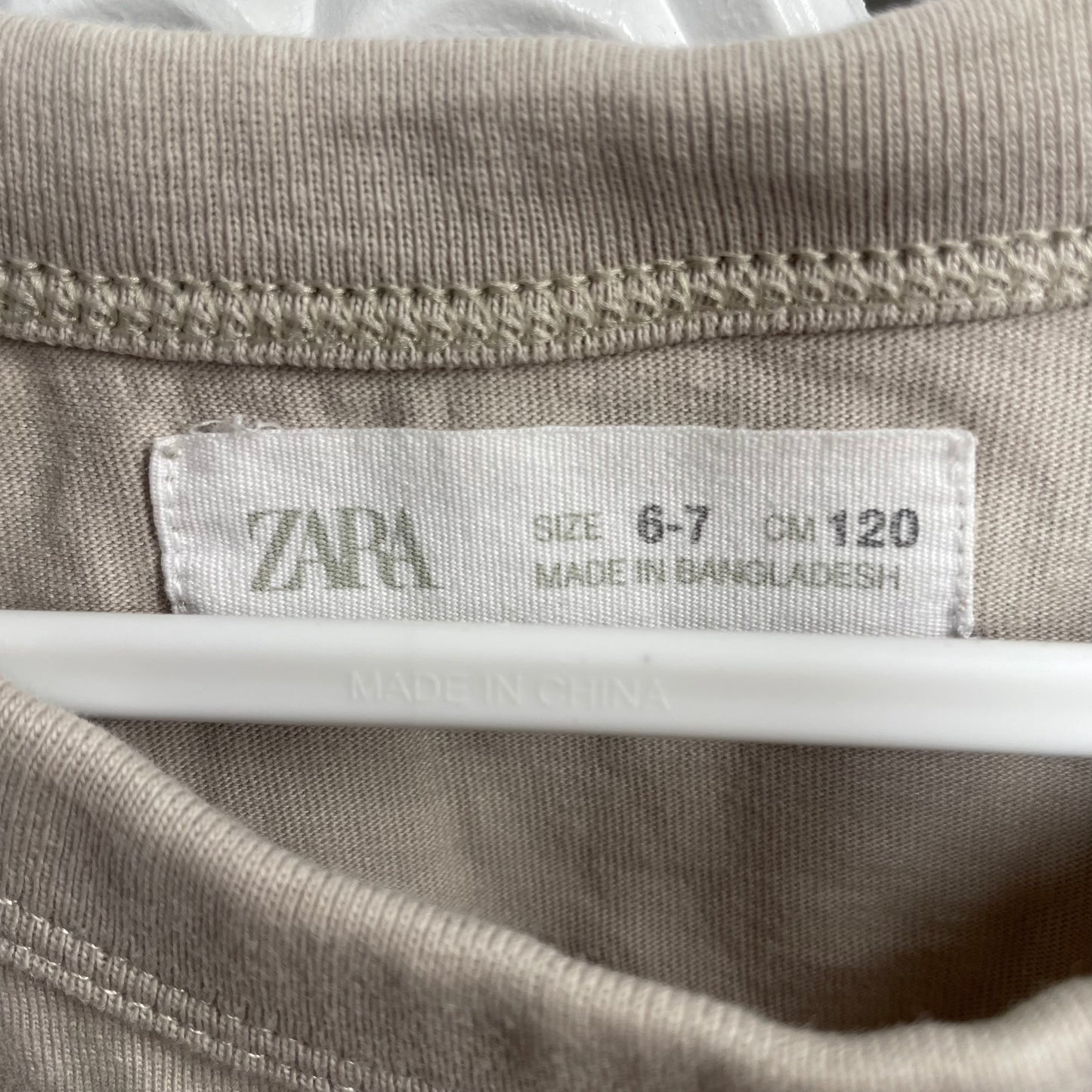 Zara T-shirt Size 6-7