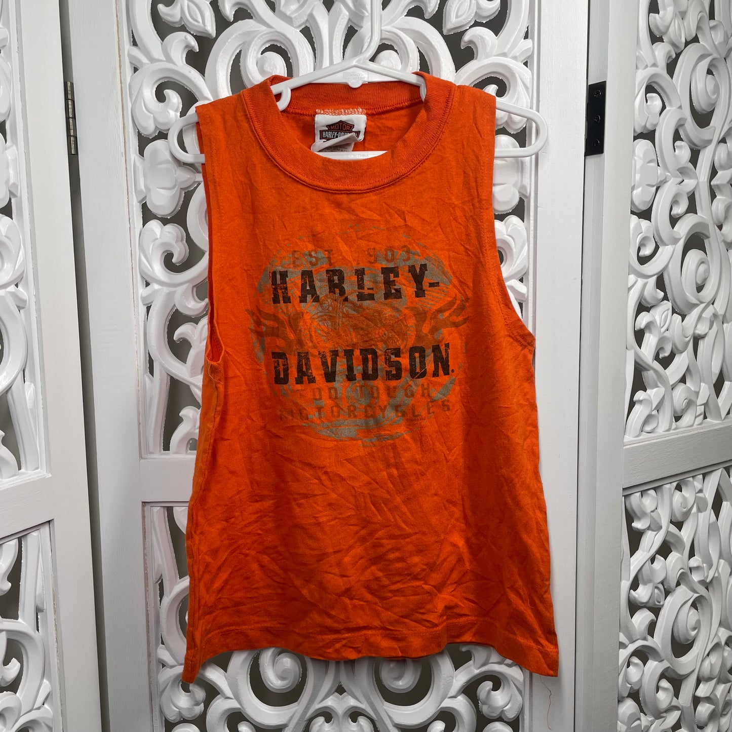 Harley Davidson Singlet Size 6-8
