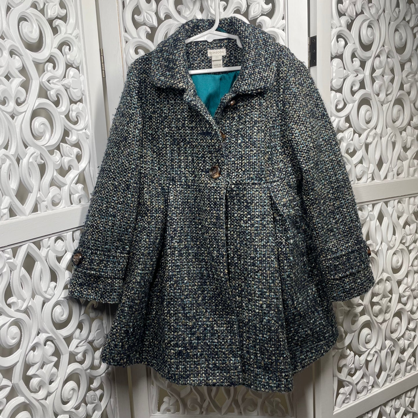 Monsoon Coat Size 7-8 Years