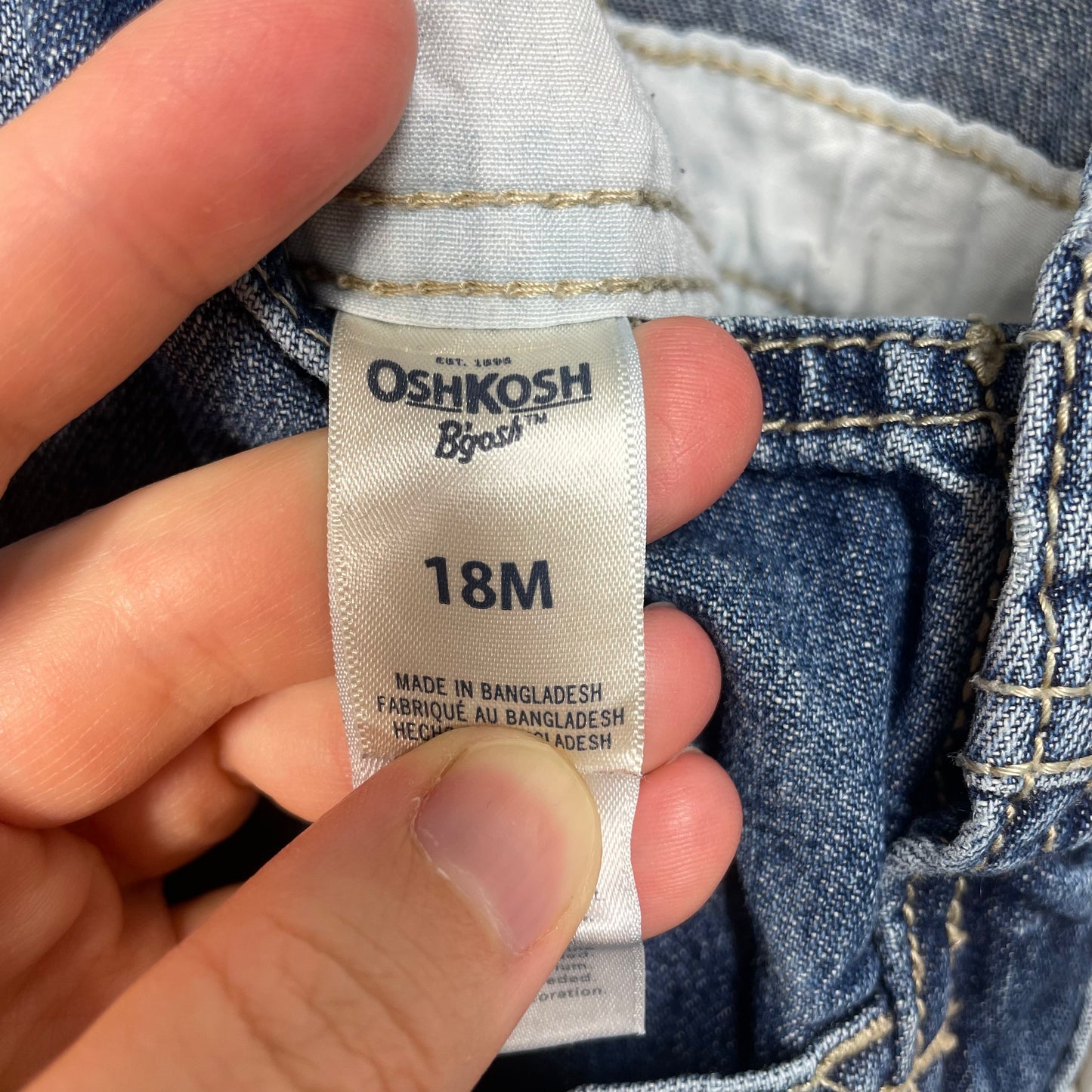 Oshkosh Overalls Size 18mths