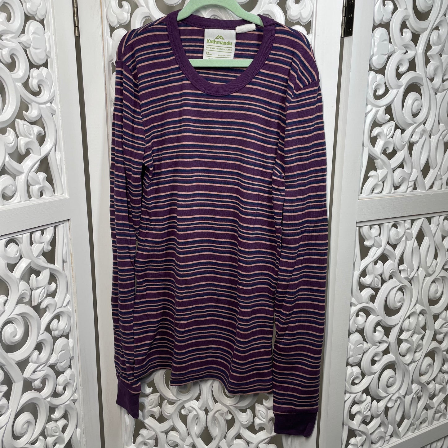 Kathmandu Thermal Set Long Sleeve and Leggings Matching Set Sz 12