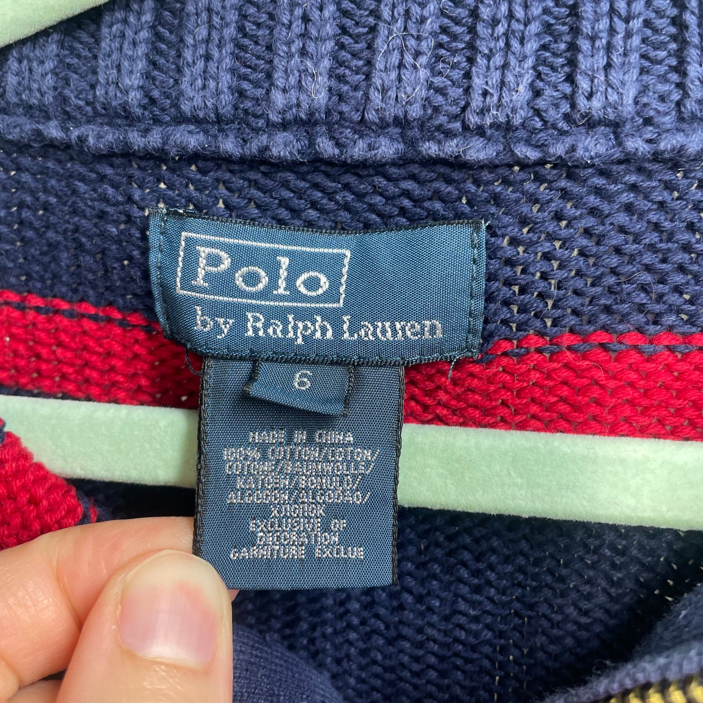 Polo By Ralph Lauren Boys Jumper Size 6