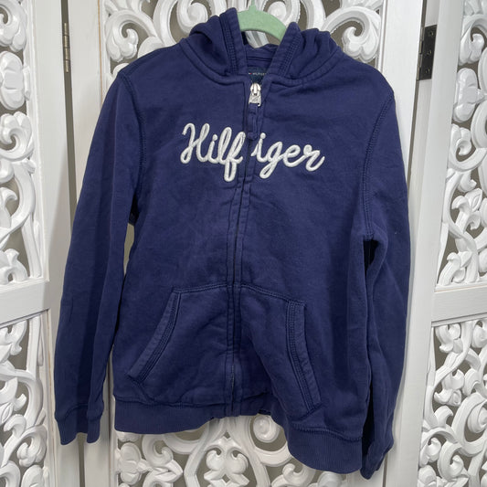Tommy Hilfiger Girls Hooded Jumper Size 6-7