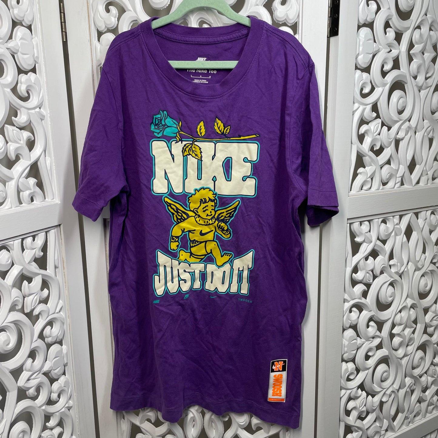 Nike Unisex Purple T-shirt Size 12-14