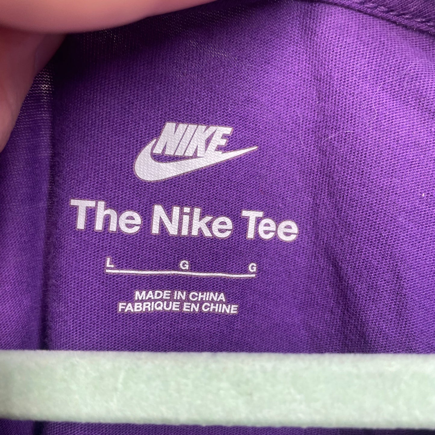 Nike Unisex Purple T-shirt Size 12-14