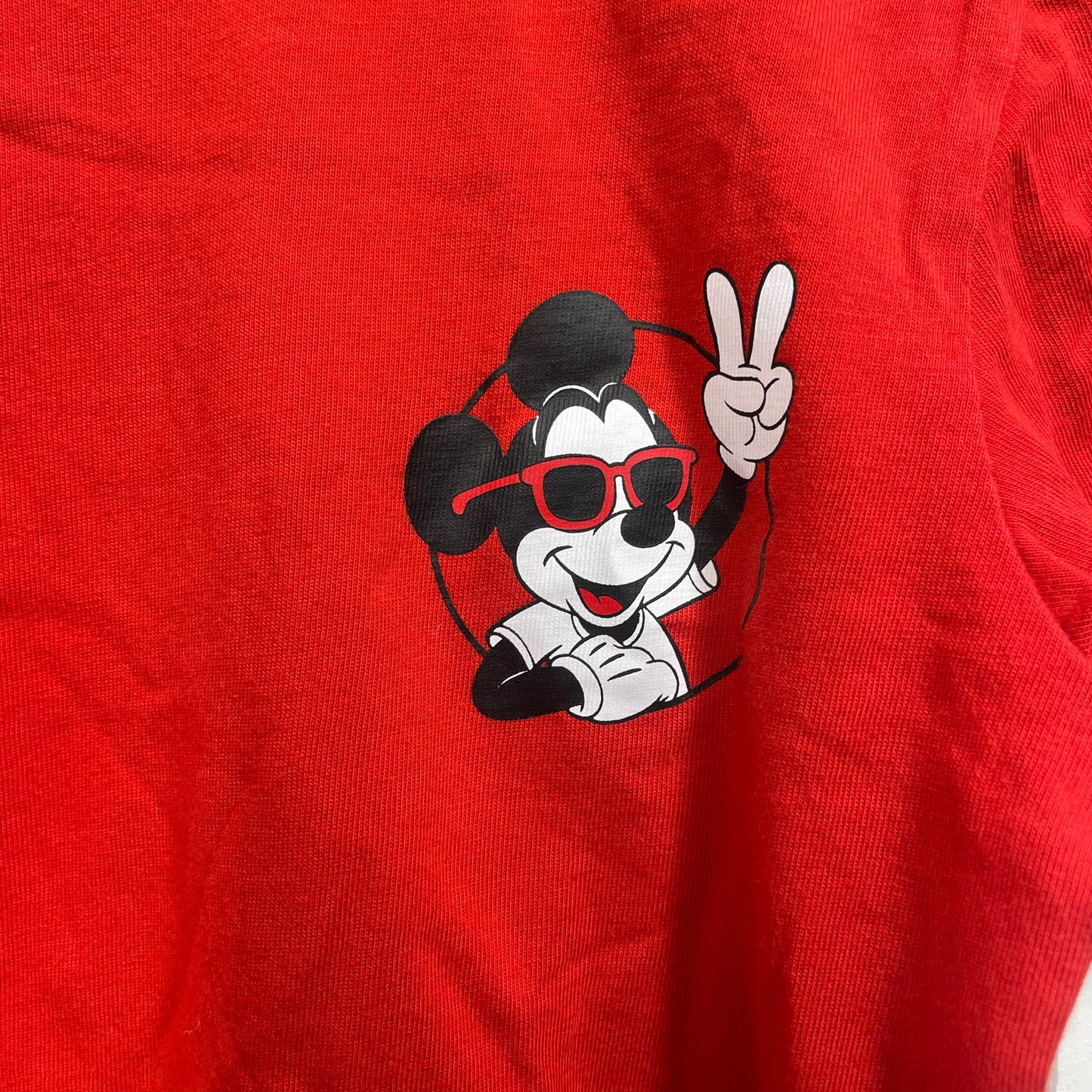 Adidas Mickey Red T-Shirt Size 2-3