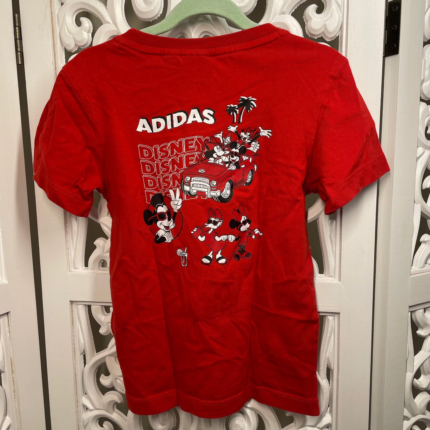 Adidas Mickey Red T-Shirt Size 2-3