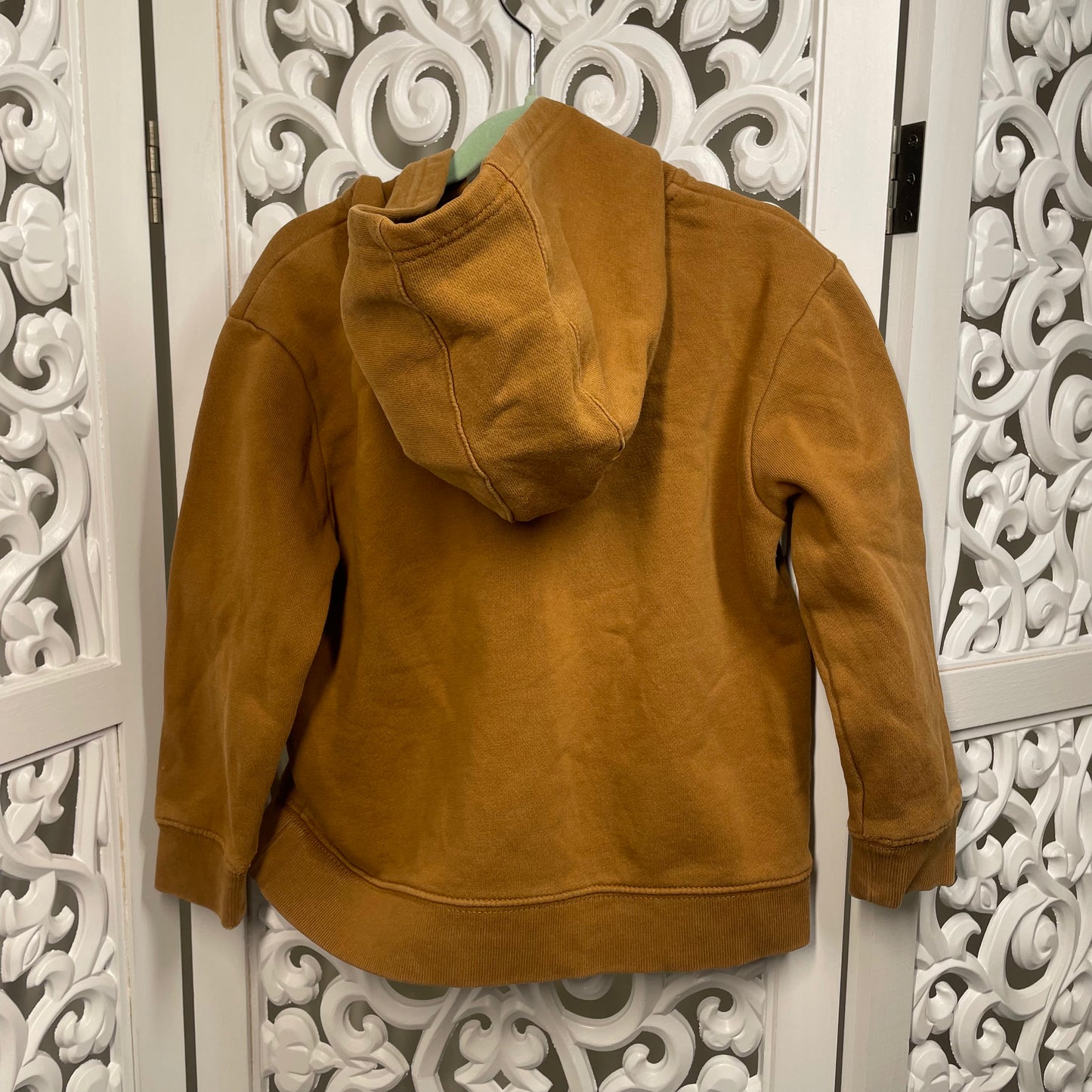 Carhartt Boys Jumper Sz 5 With Hood Full Zip