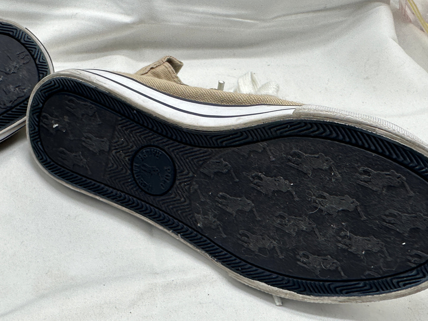 Ralph Lauren Polo Sneaker High Top Shoes Big Pony Sz 1.5