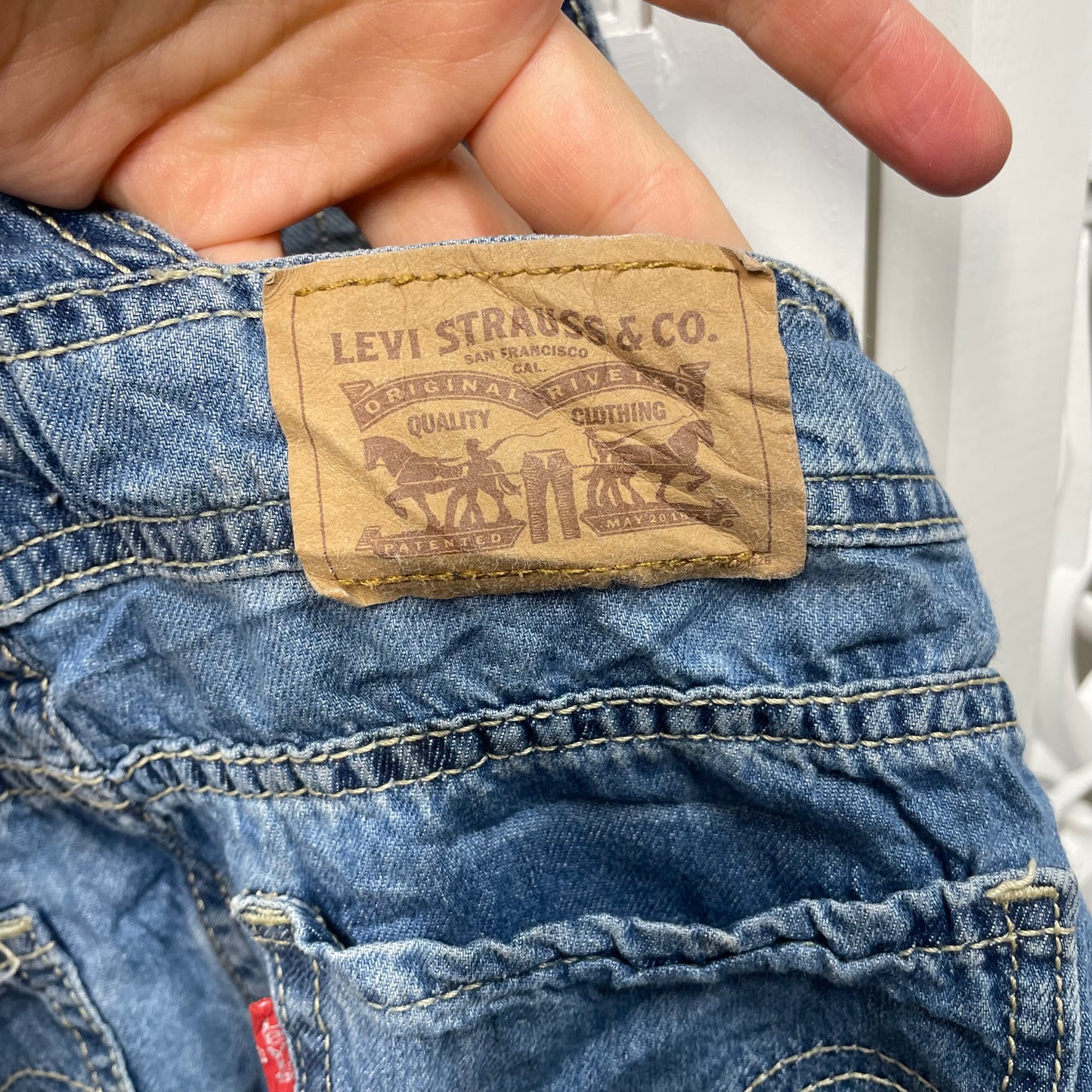 Levis Shortalls Size 8