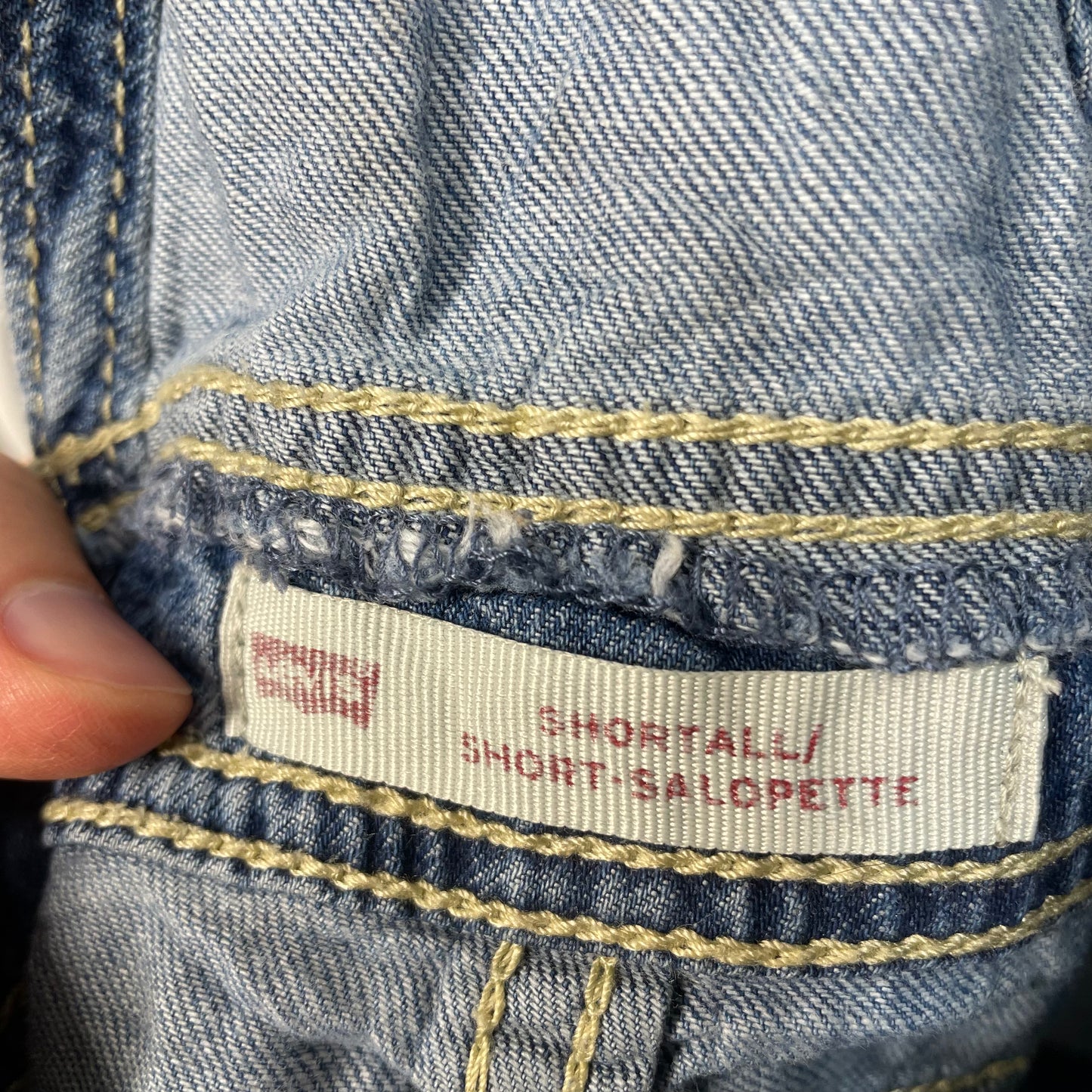 Levis Shortalls Size 8