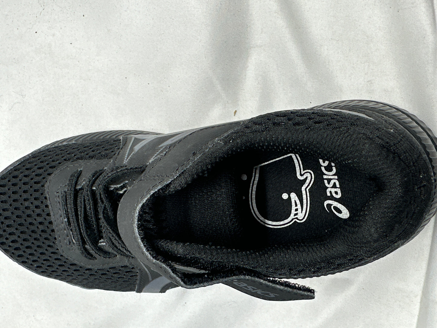 Asics Kids Black Shoes UK K12 Sz12 (19.5cm)