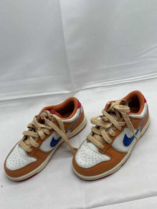 Nike Children's Shoe Dunk Low Hot Curry Game Royal Size 11.5