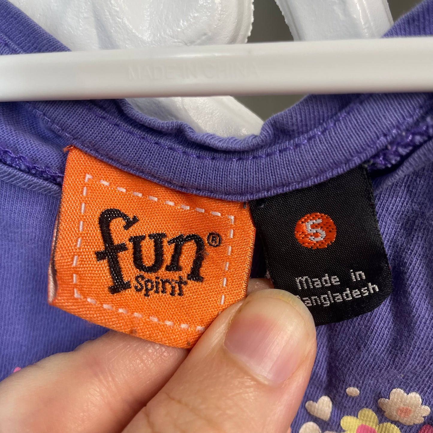 Fun Spirit T-shirt Size 5