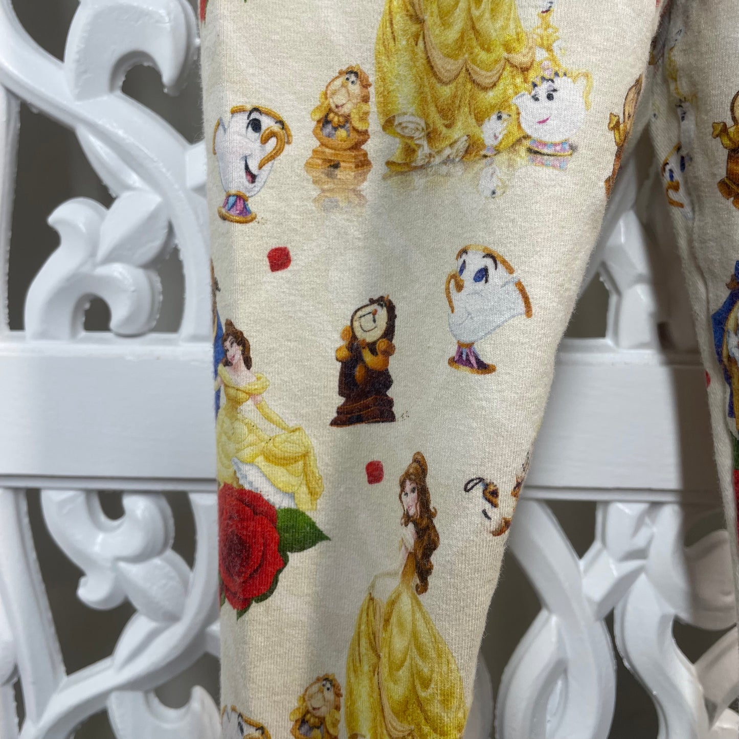 Beauty and The Beast Leggings Size 1 (Damage)