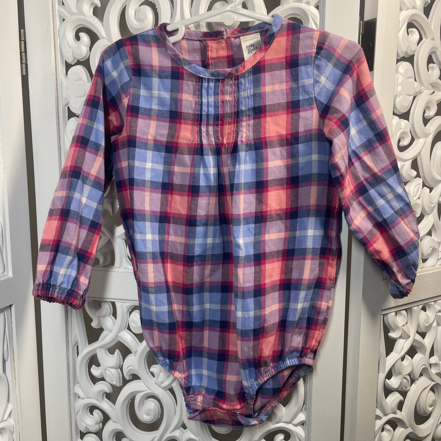 Oshkosh Boys Romper Long Sleeve Shirt Size 24mths 24M